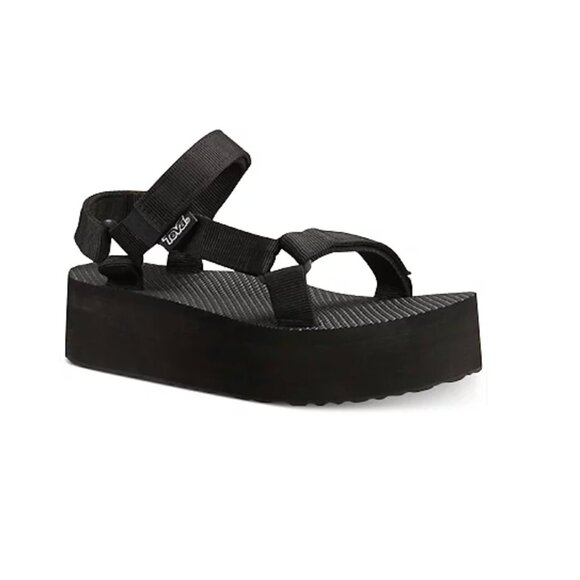 Teva Flatform Universal Sandal Black W6 - Picture 1 of 8